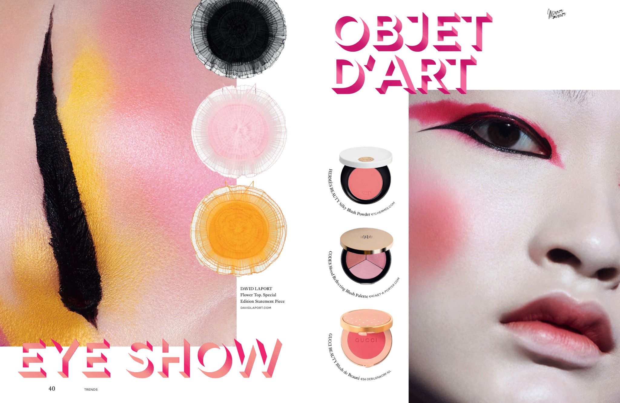Mirror Mirror 17 — beautyfotografie door Lesley Hoste